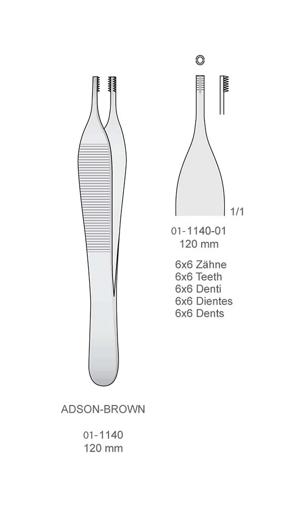 Tissue Forceps , ADSON-BROWN