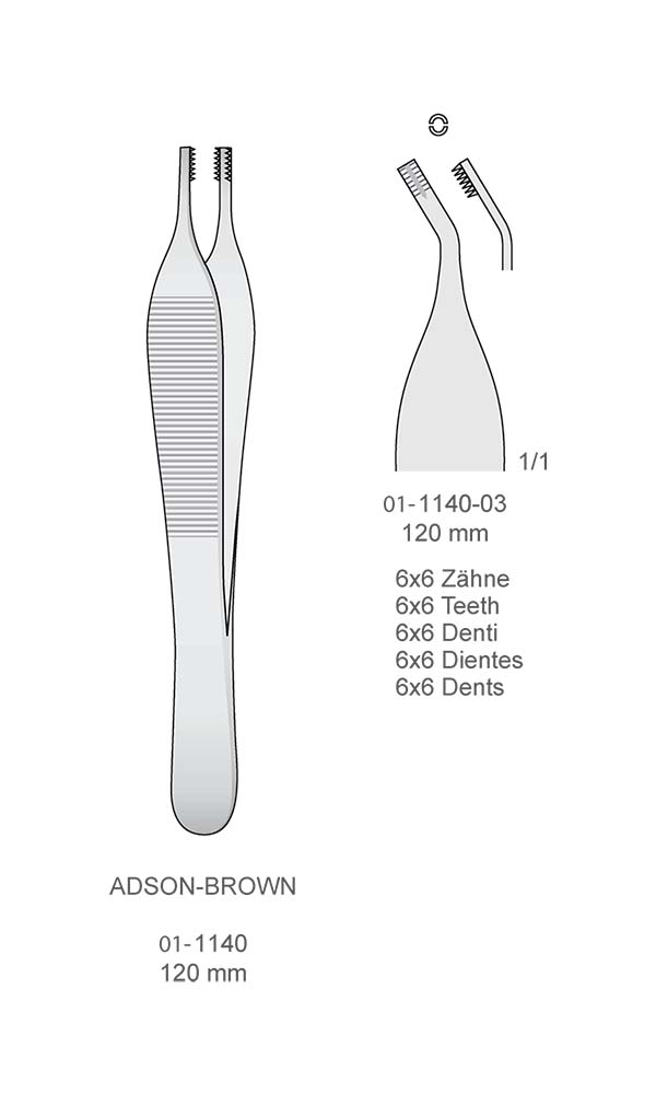 Tissue Forceps , ADSON-BROWN