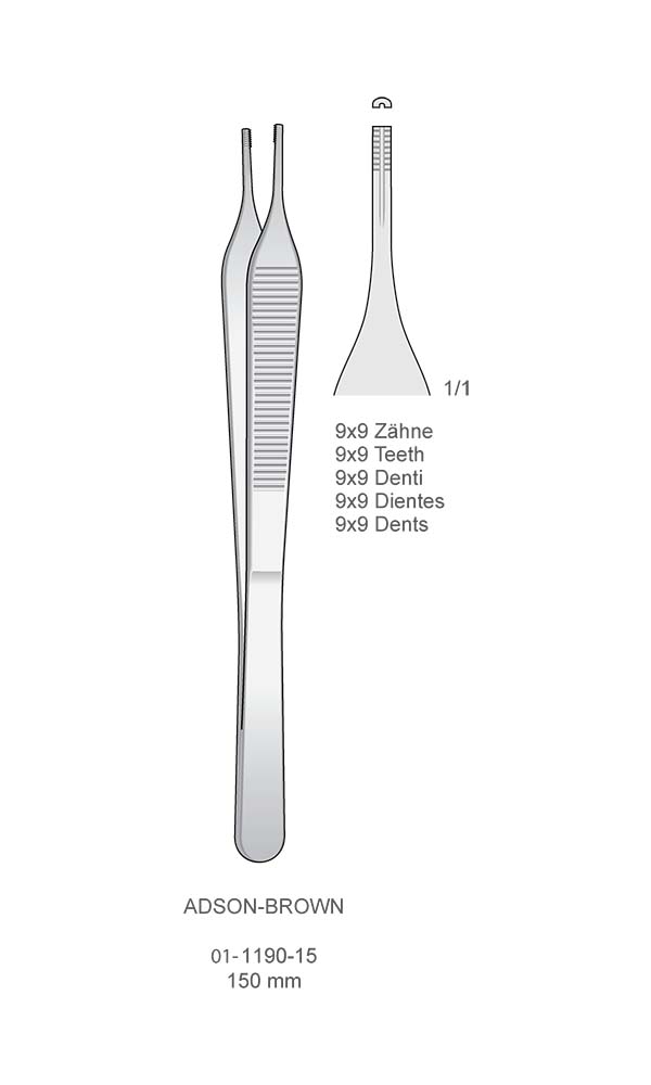 Tissue Forceps , ADSON-BROWN