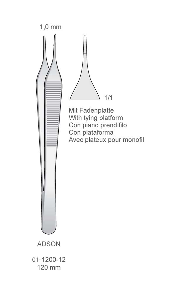 Tissue Forceps , ADSON