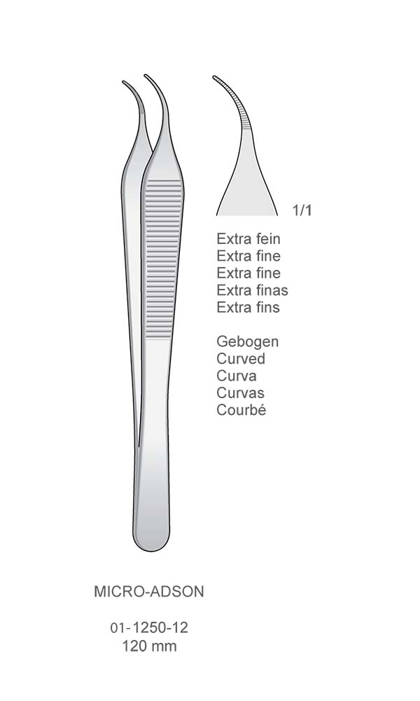 Tissue Forceps - Dressing forceps , MICRO-ADSON