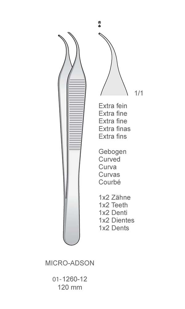 Tissue Forceps - Dressing forceps , MICRO-ADSON