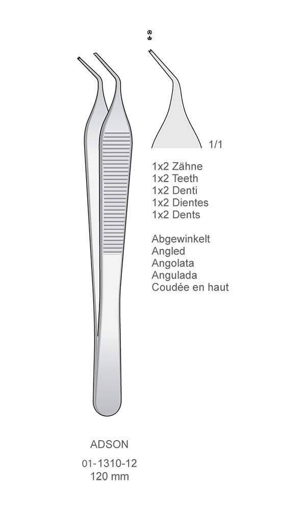 Tissue Forceps - Dressing forceps , ADSON