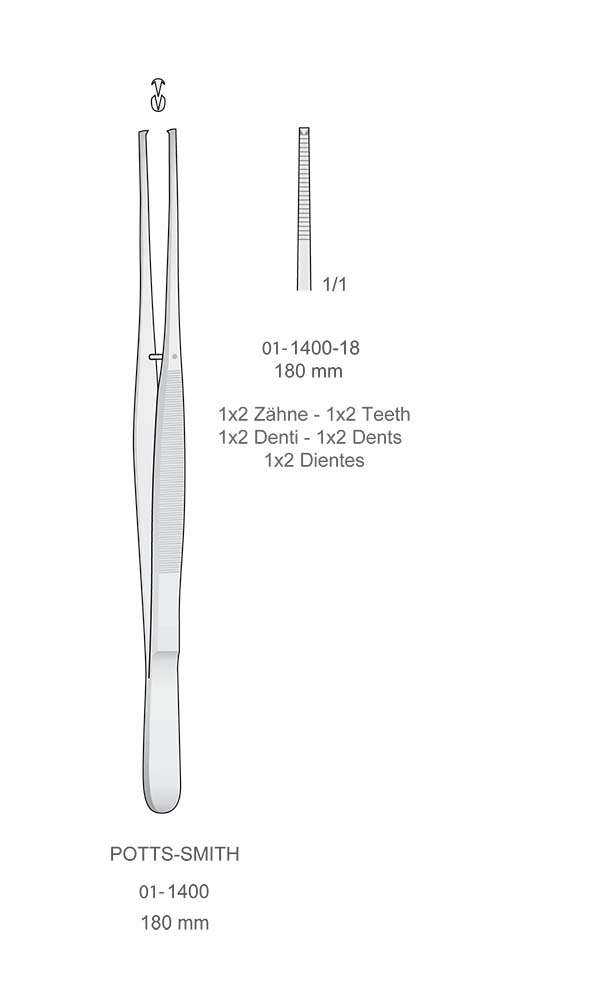 Tissue Forceps , POTTS-SMITH