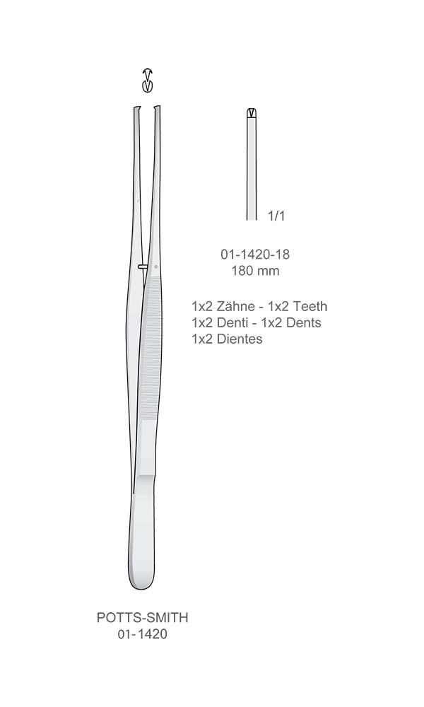 Tissue Forceps , POTTS-SMITH