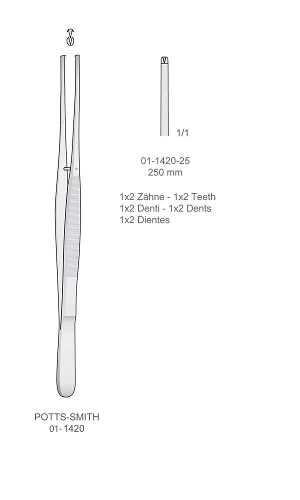 Tissue Forceps , POTTS-SMITH