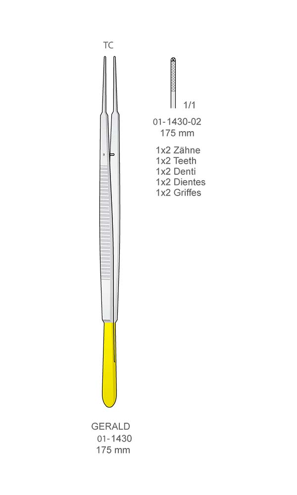 Tissue Forceps, Non-traumatic Forceps , GERALD