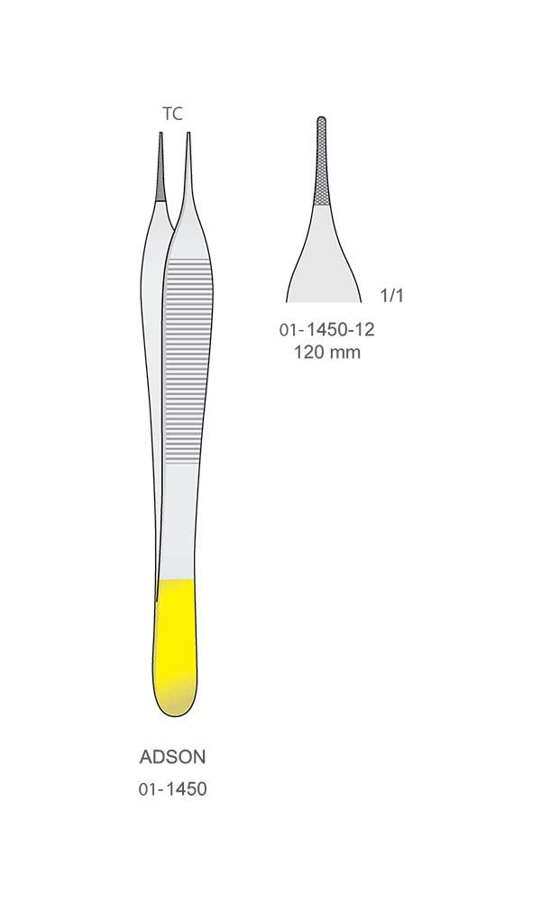 Tissue Forceps, Non-traumatic Forceps , ADSON