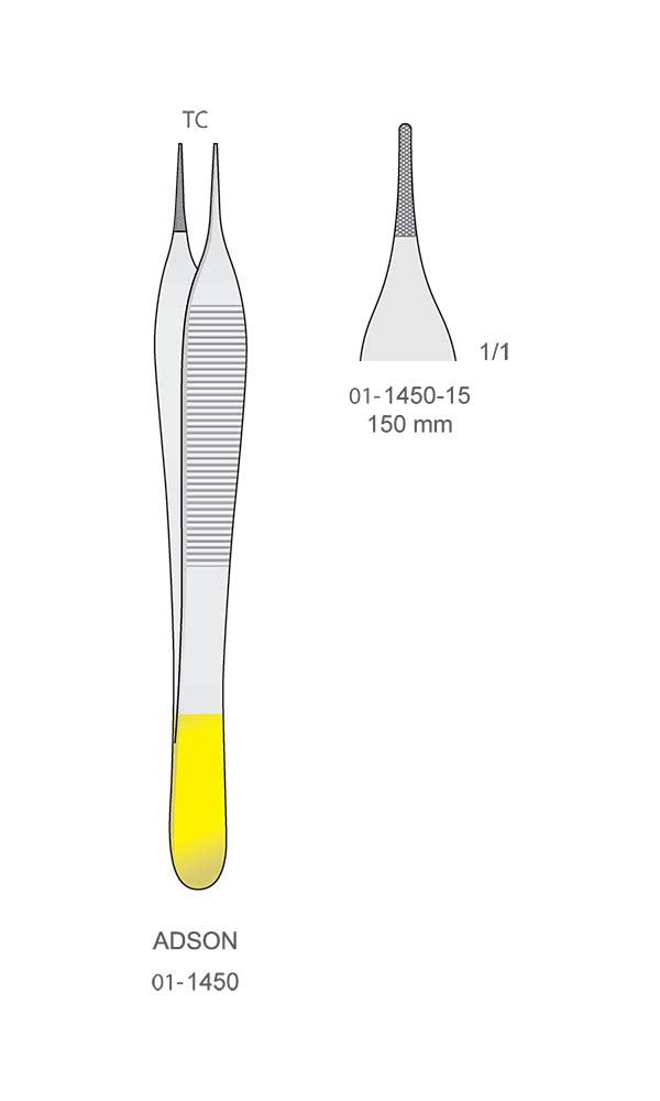 Tissue Forceps, Non-traumatic Forceps , ADSON