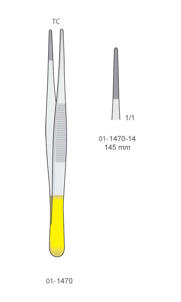 Tissue Forceps, Non-traumatic Forceps , Standard