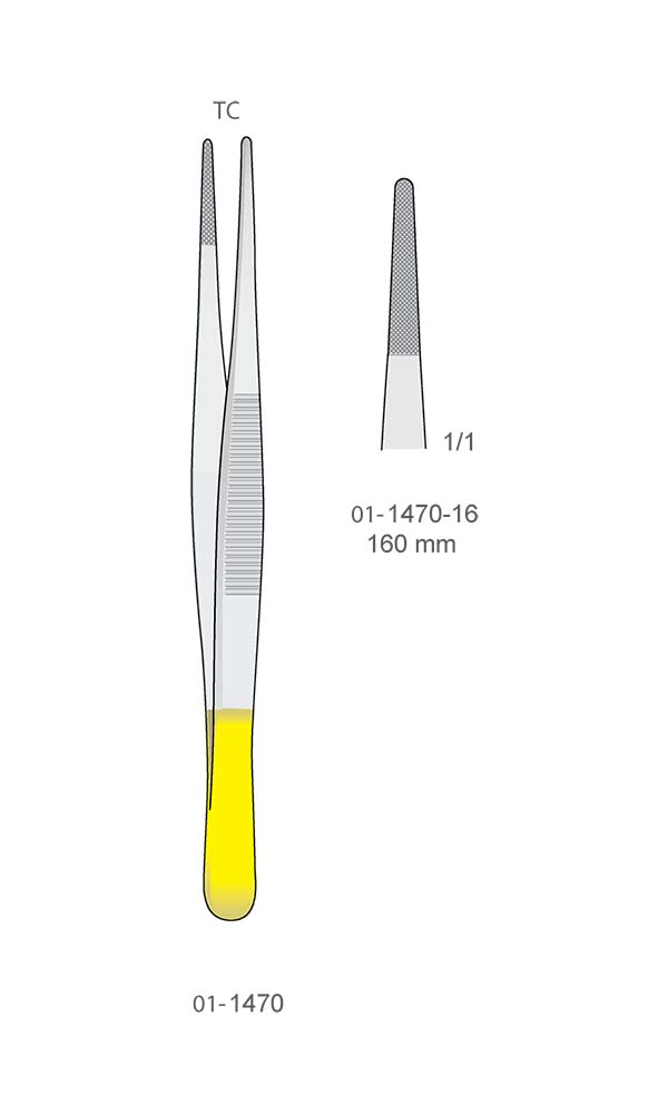 Tissue Forceps, Non-traumatic Forceps , Standard