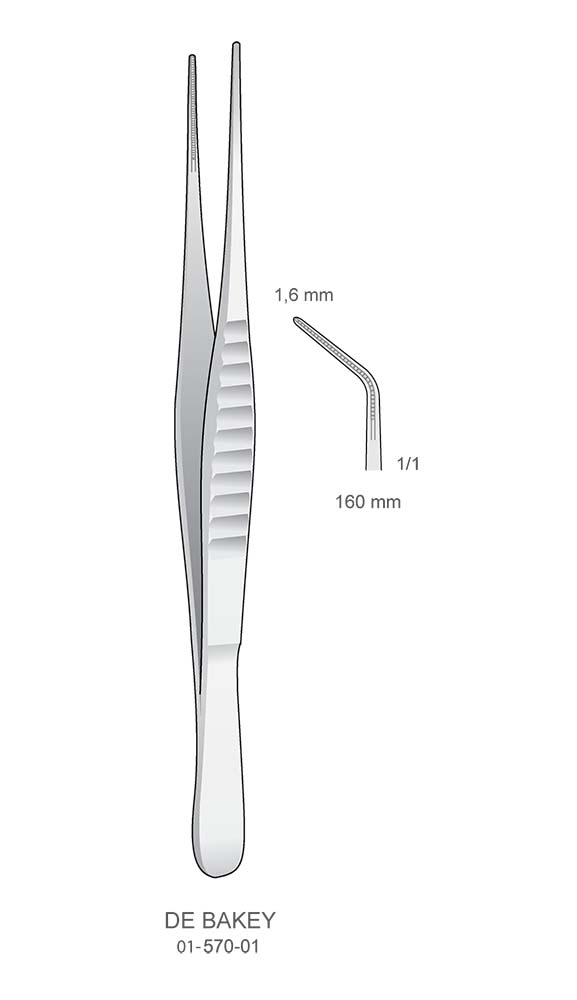 Tissue and Dressing Forceps , DE BAKEY