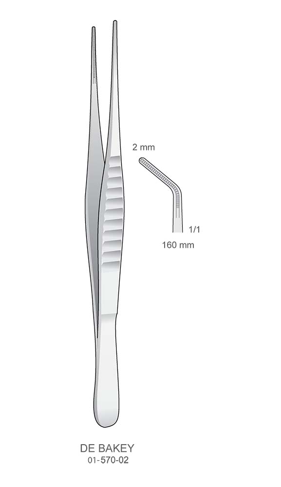 Tissue and Dressing Forceps , DE BAKEY