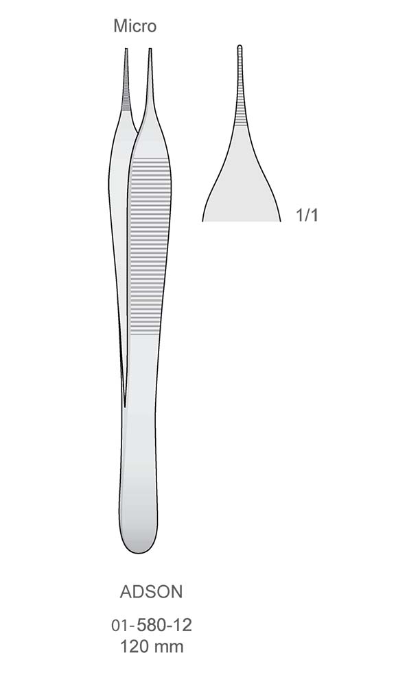 Tissue and Dressing Forceps , ADSON