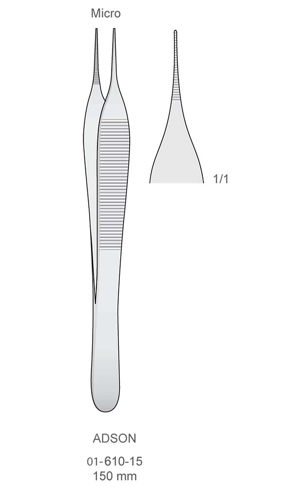 Tissue and Dressing Forceps , ADSON