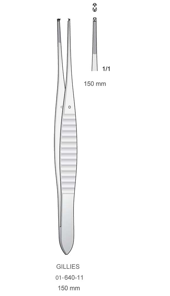 Tissue Forceps , GILLIES