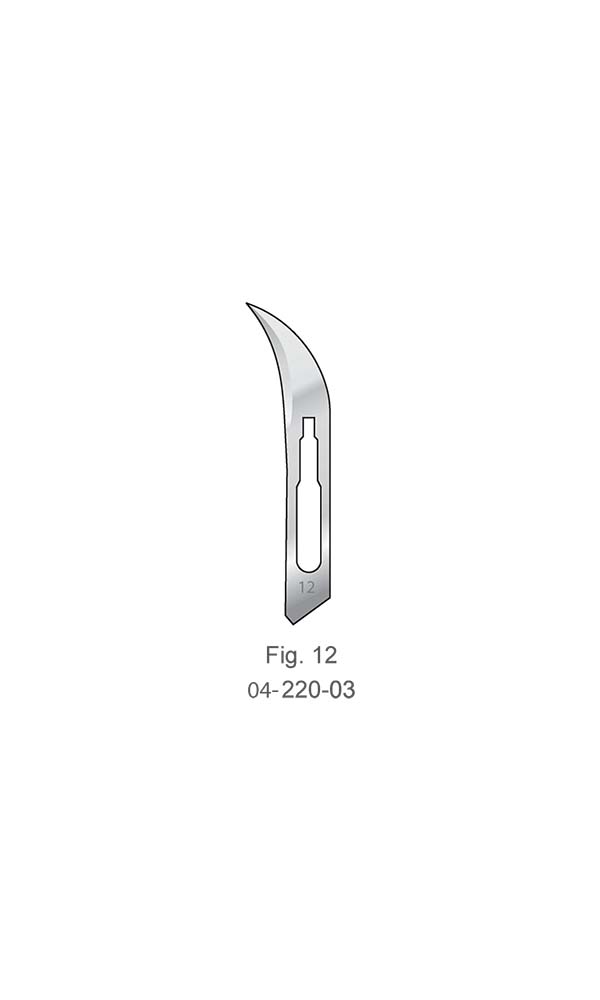 Scalpel Blades and Handle , Fig. 12