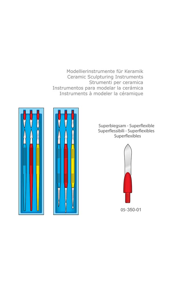 Ceramic Sculpturing Instruments , Superflexible