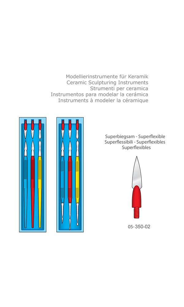 Ceramic Sculpturing Instruments , Superflexible