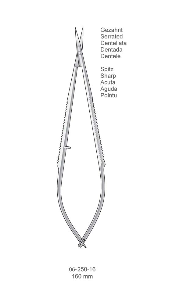 Micro Scissors , Serrated