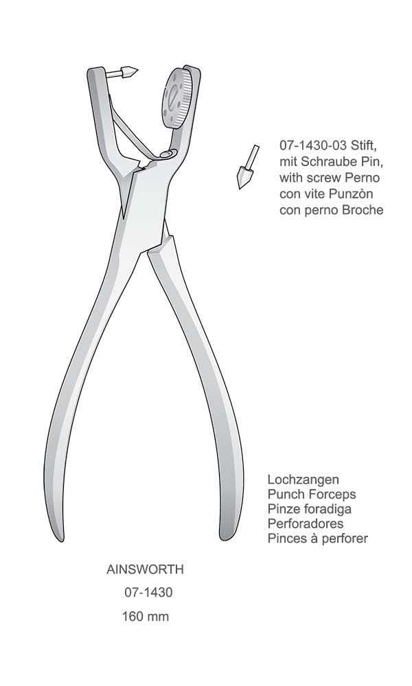 Rubber-Dam Instruments , Pin with screw