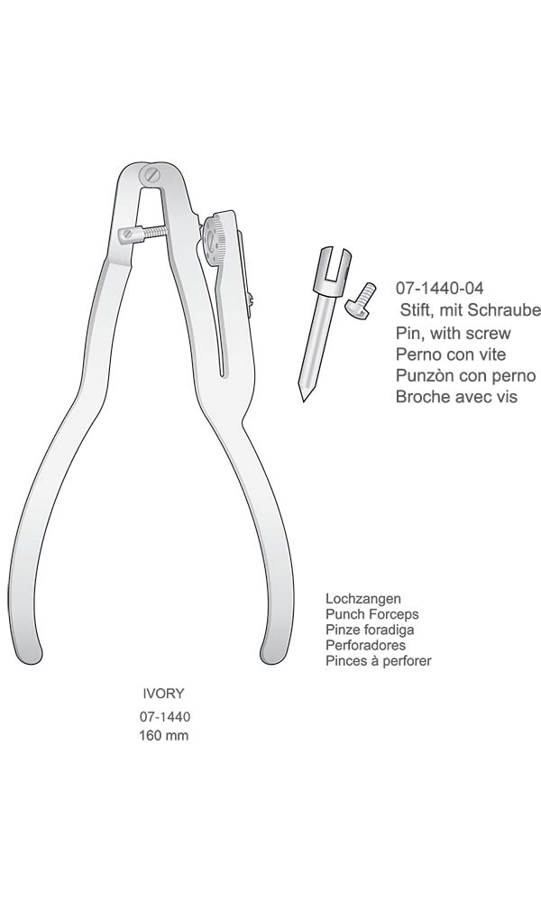 Rubber-Dam Instruments , Pin, with screw