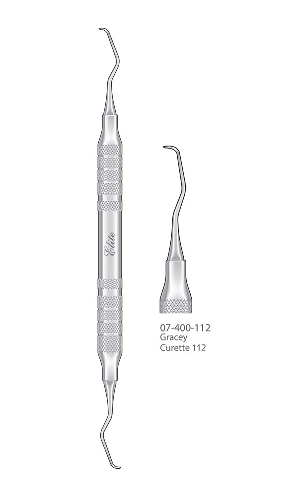 Scalers and Curettes, Gracey , Curette 112, Elite Extra Thin