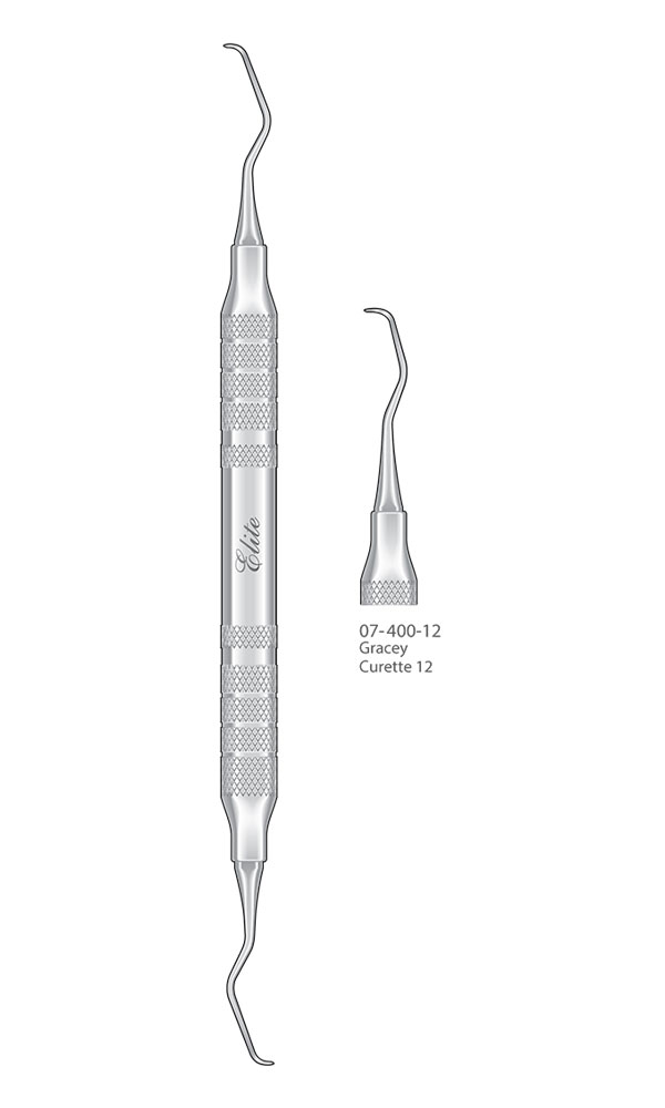 Scalers and Curettes, Gracey , Curette 12 , Elite Extra Thin