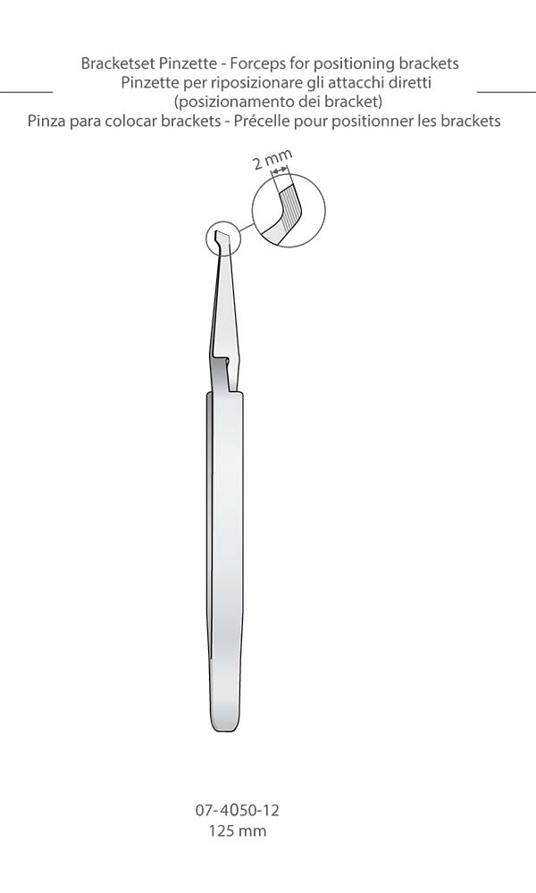 Ligating Instruments , Forceps for positioning brackets