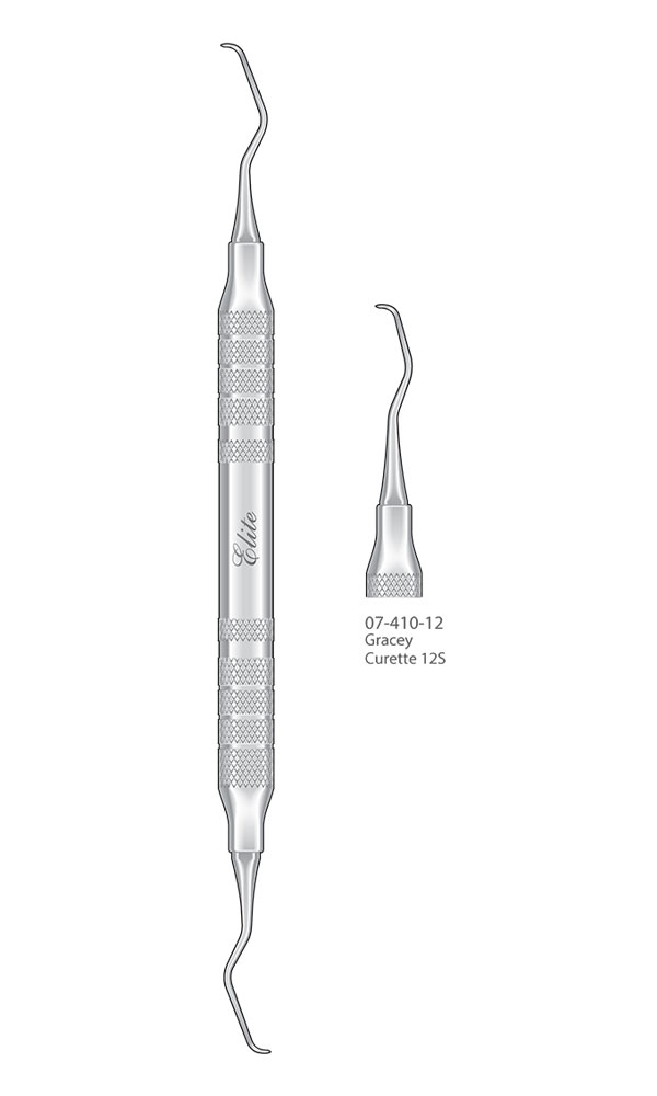 Scalers and Curettes, Gracey , Curette 12S , Elite Extra Thin