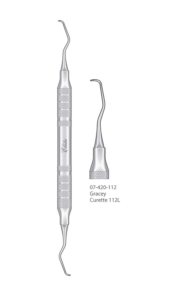 Scalers and Curettes, Gracey , Curette 112L , Elite Extra Thin