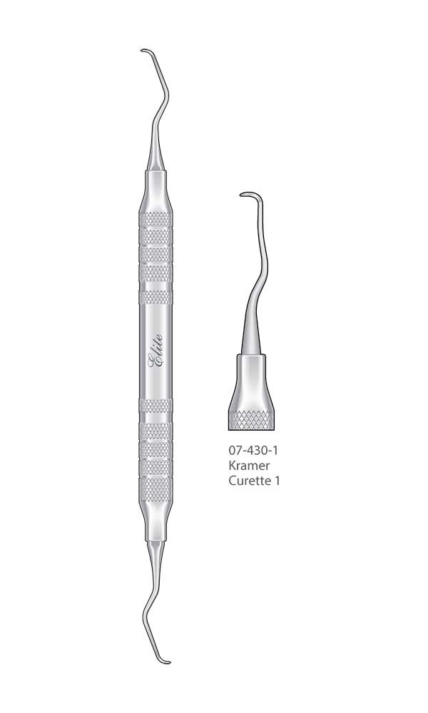 Scalers and Curettes, Kramer , Curette 1 , Elite Extra Thin