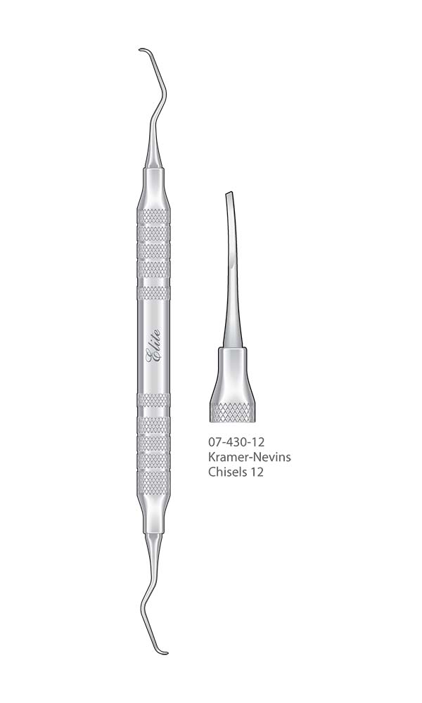 Scalers and Curettes, Kramer-Nevins , Chisels 12 , Elite Extra Thin