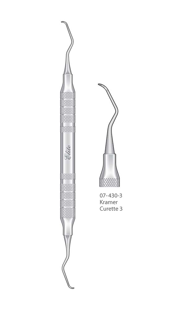 Scalers and Curettes, Kramer , Curette 3 , Elite Extra Thin