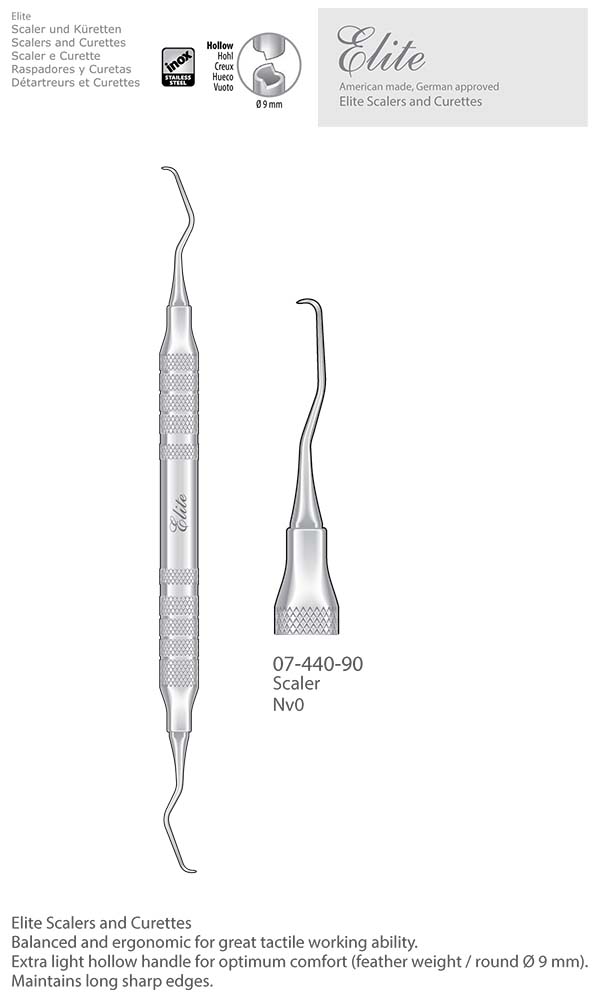 Scalers and Curettes , Scaler Nv0