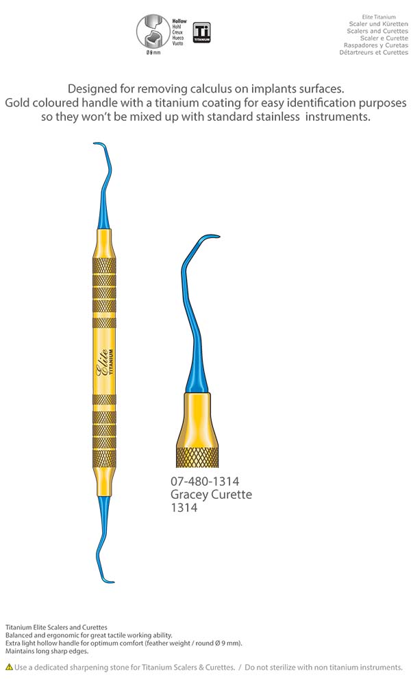 Scalers and Curettes , Gracey Curette 1314