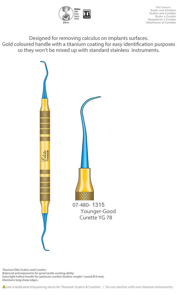 Scalers and Curettes , Younger-Good Curette YG 78