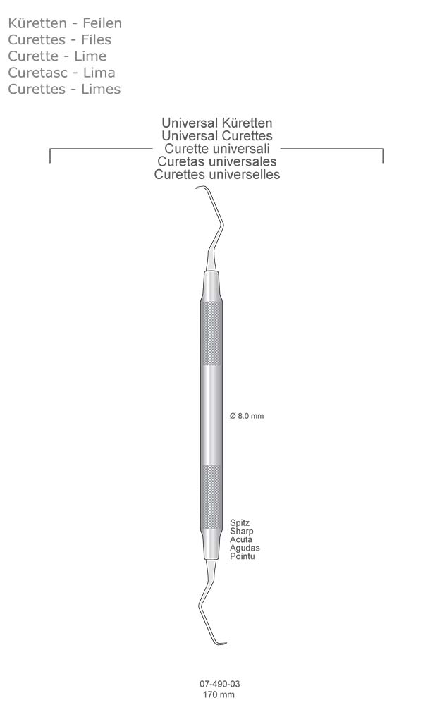 Curettes - Files , Universal Curettes