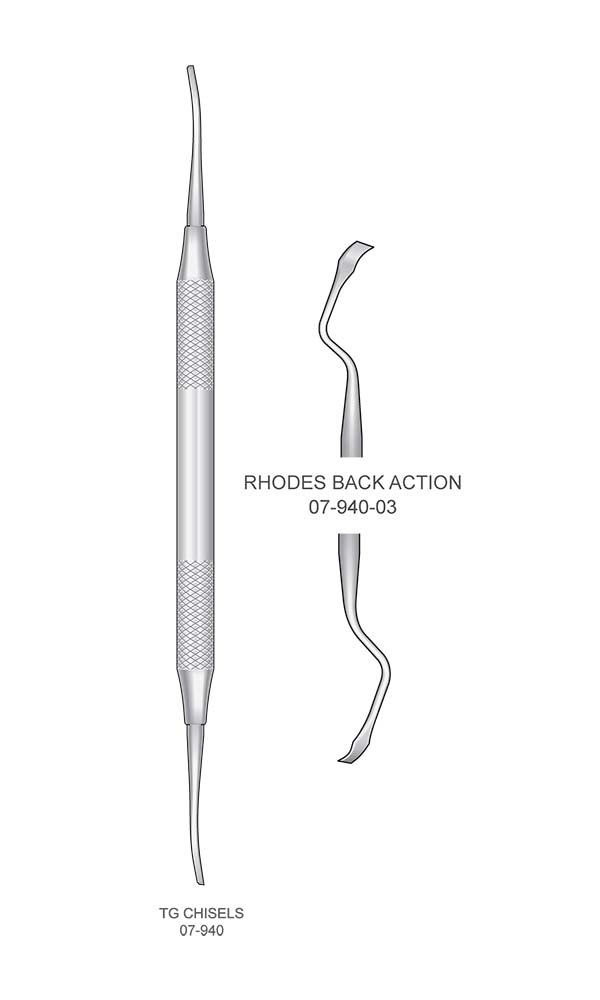 Periodontal Chisels , RHODES BACK ACTION