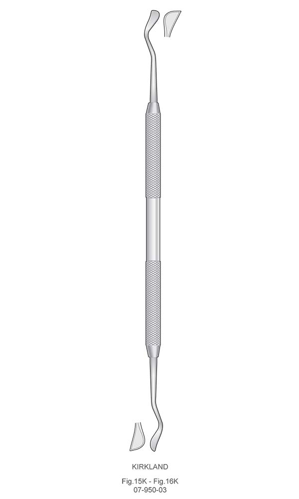 Gengivectomy Knives , KIRKLAND , Fig.15K-Fig.16K