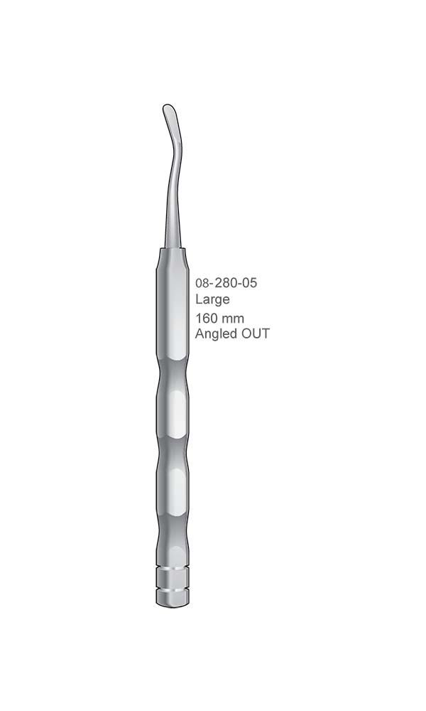 Root Elevators , Angled OUT , Large