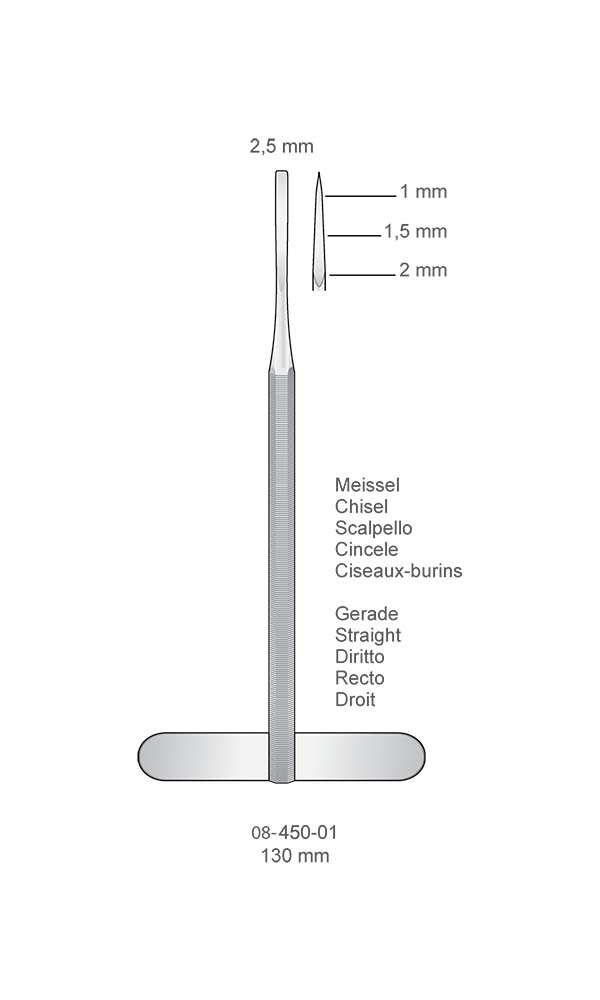 Root Elevators , Chisel , Straight