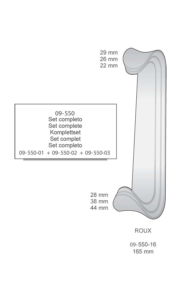 Retractors , ROUX , Three Layers