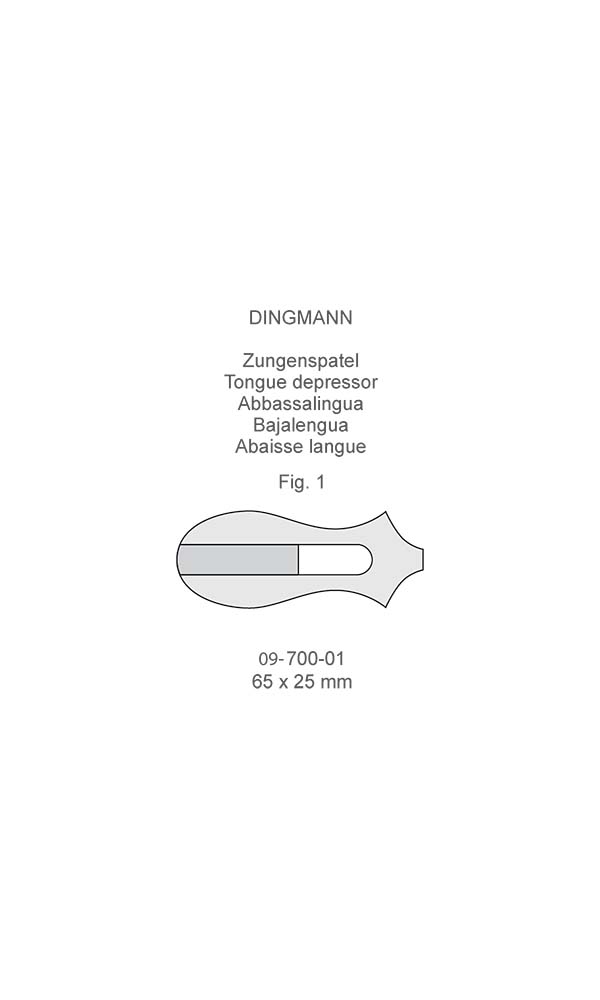 Mouth Gags , DINGMANN , Tongue depressor , Fig. 1