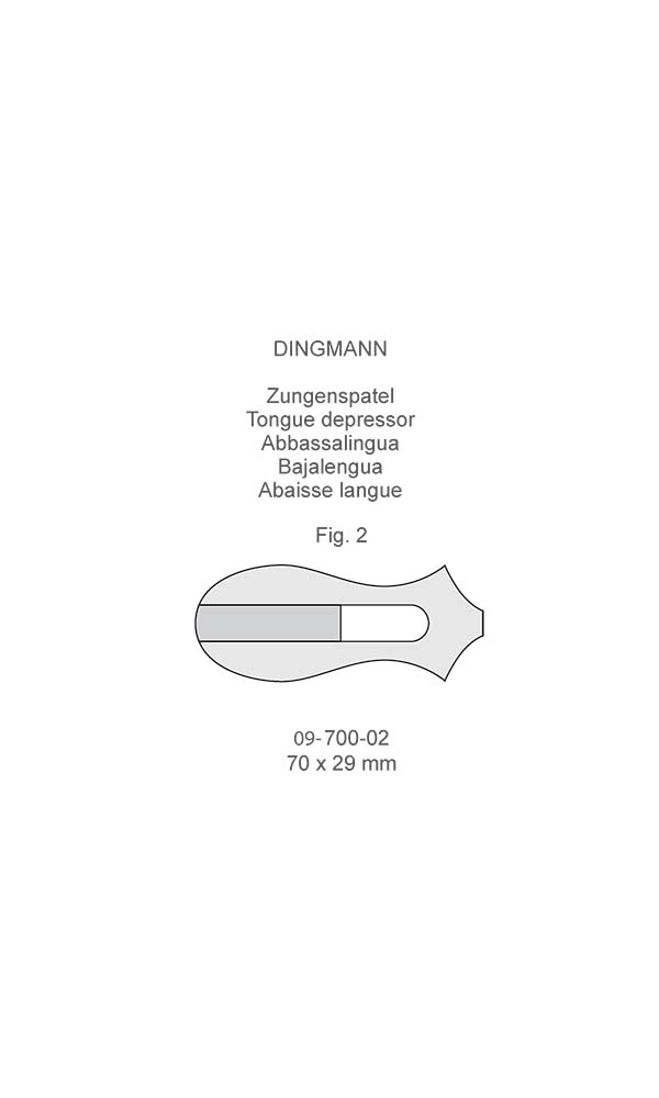 Mouth Gags , DINGMANN , Tongue depressor , Fig. 2