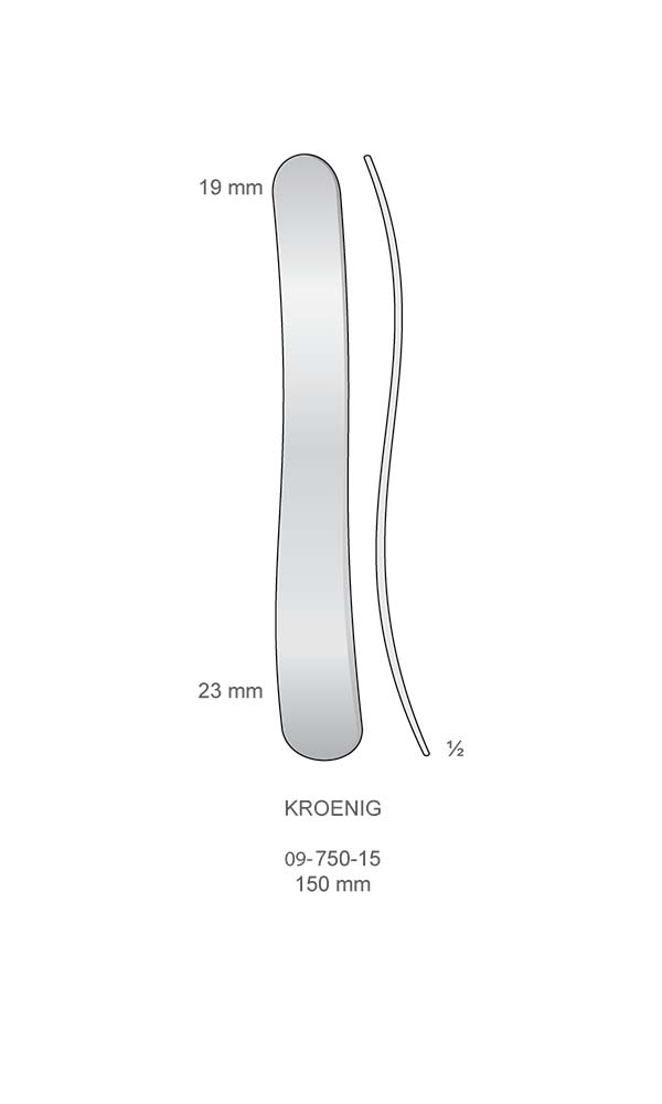 Tongue Depressors - Tongue Holding Forceps , KROENIG