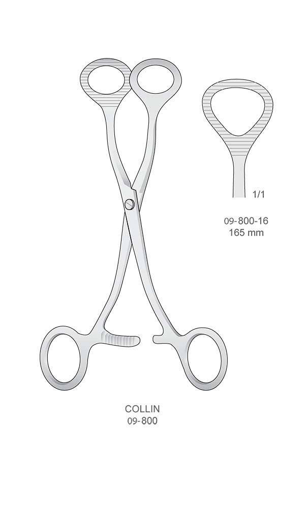 Tongue Depressors - Tongue Holding Forceps , COLLIN