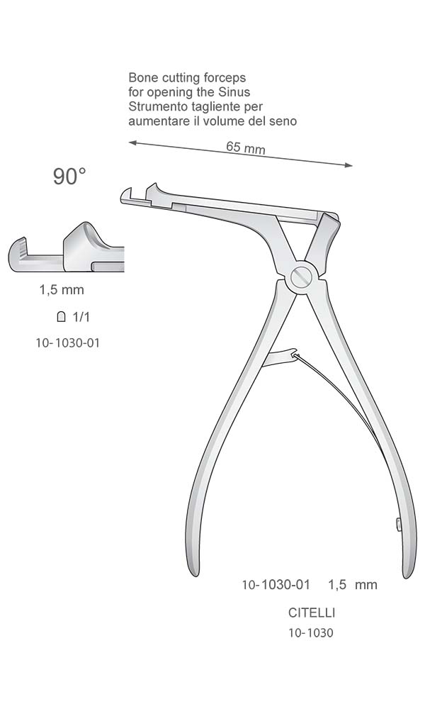 Bone cutting forceps , CITELLI