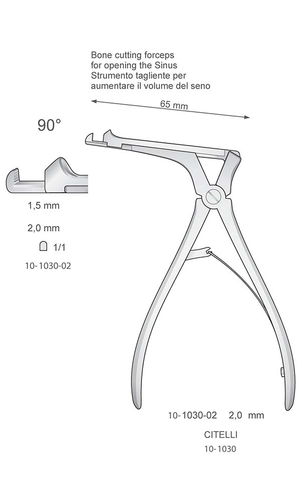 Bone cutting forceps , CITELLI