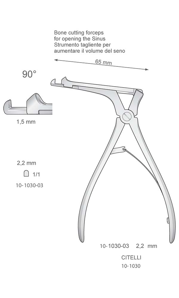 Bone cutting forceps , CITELLI